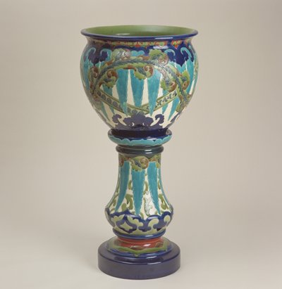 Jardinera por Burmantofts Pottery, Leeds, 1890-1904 de English School